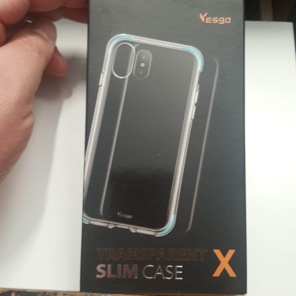 Case for iphone x/xs 5.8" clear-purple new
